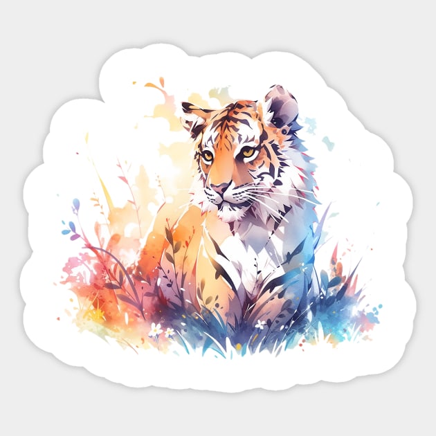 tiger Sticker by dorapeterx